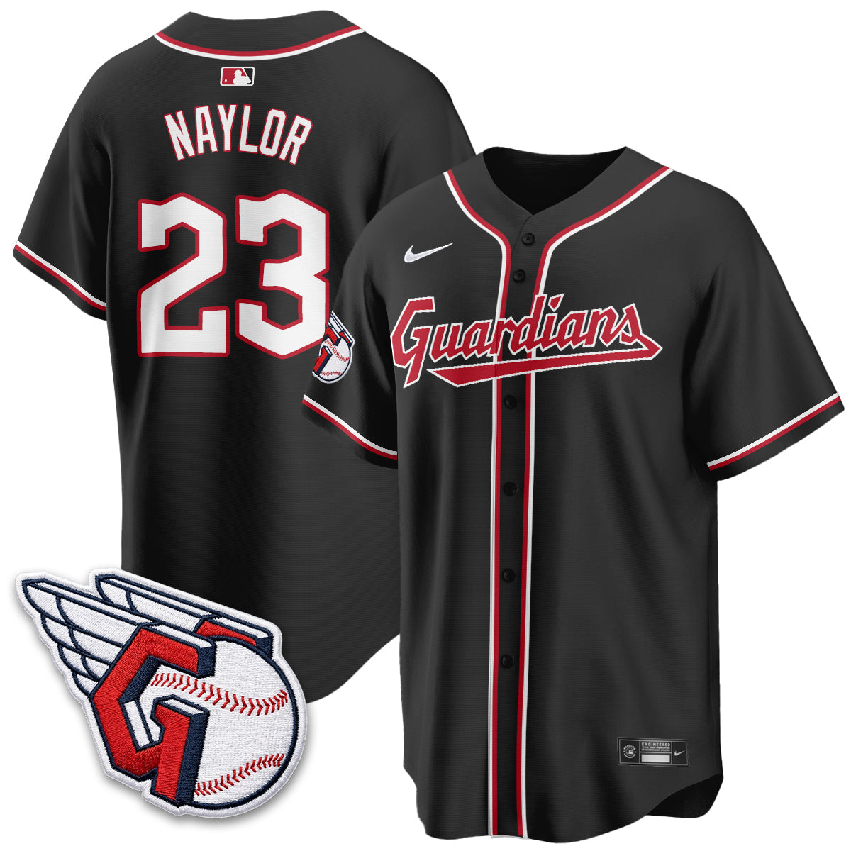 Cleveland Guardians 2026 Black Out Style Limited Vapor Jersey - All Stitched
